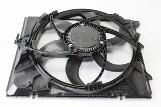 OEM Dual Radiator and Condenser Fan Assembly - 17117590699